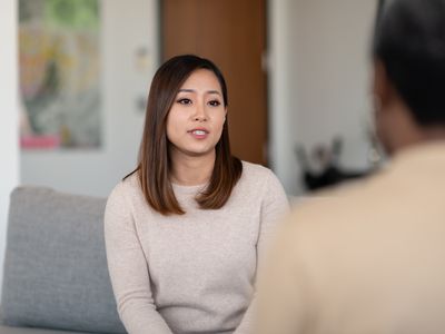 asian woman in therapy session