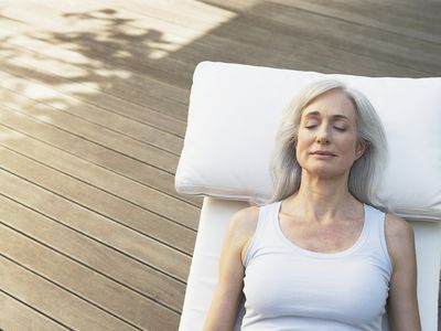 Guided sleep meditation can help you to relax.